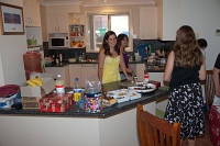  the girls in the kitchen