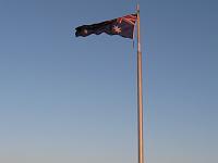  AUstralian Flag blowing in the wind