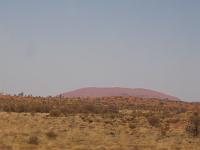  First glimses of Uluru