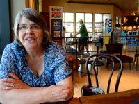 USA2016-882  Betty in the cafe at Pinole : 2016, August, Betty, US, holidays