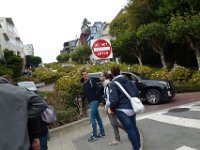 USA2016-1646  Down San Francisco's most crooked street, (Lombard Street), with Ken & Adella : 2016, August, Betty, US, holidays