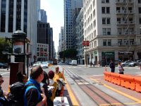 USA2016-1761  San Francisco CBD waiting for the cable car : 2016, August, Betty, US, holidays